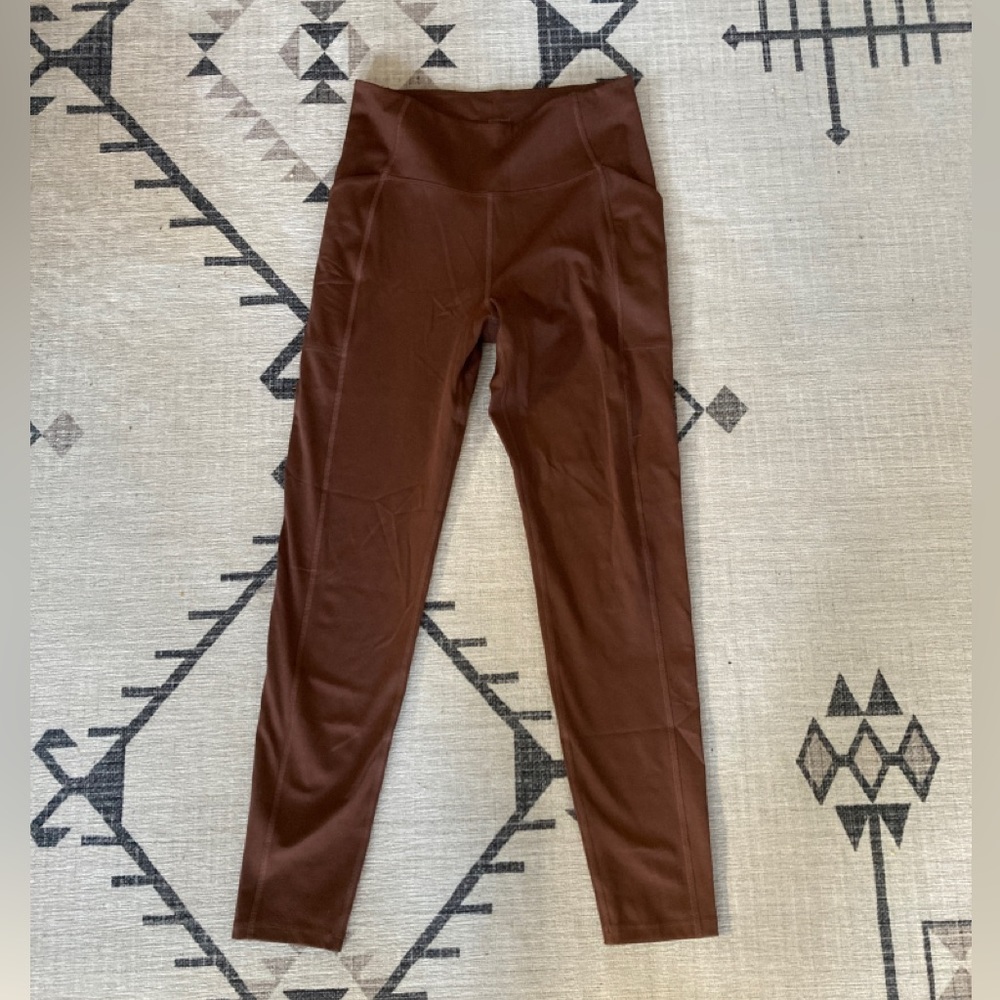 Girlfriend Collective Compressive Pocket Leggings, Earth, size L